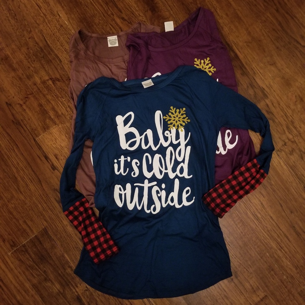 Baby it's Cold OutsideLong Sleeve tee